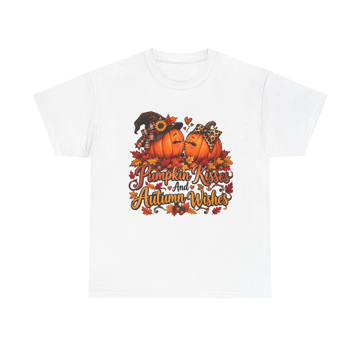 Pumpkin Kisses & Autumn Wishes Tee
