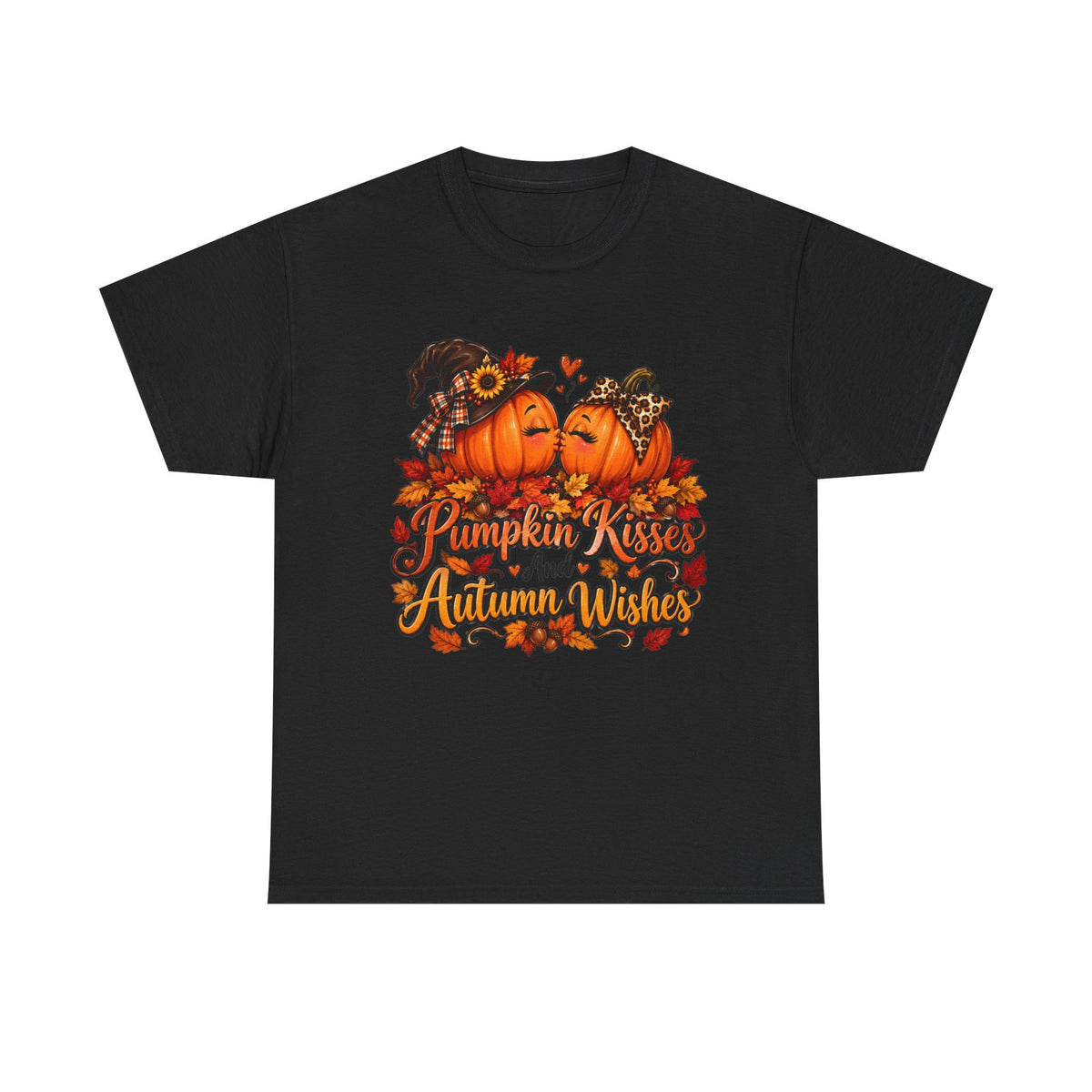 Pumpkin Kisses & Autumn Wishes Tee