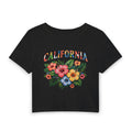 California Crop Top- Women's Baby Tee