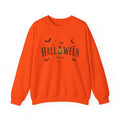 Halloween Season Crewneck Sweatshirt — Pumpkin Jack-O'-Lantern & Bats
