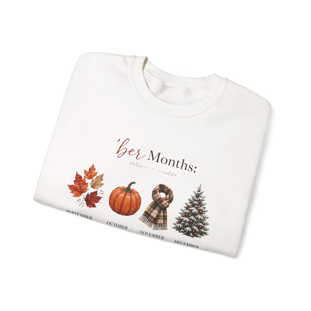 'Ber Months' Fall to Winter Graphic Crewneck Sweatshirt