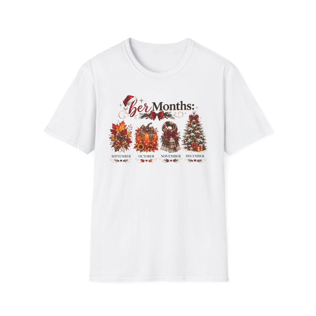 T-Shirt — 'Her Months' Fall to Christmas Seasonal Graphic Tee