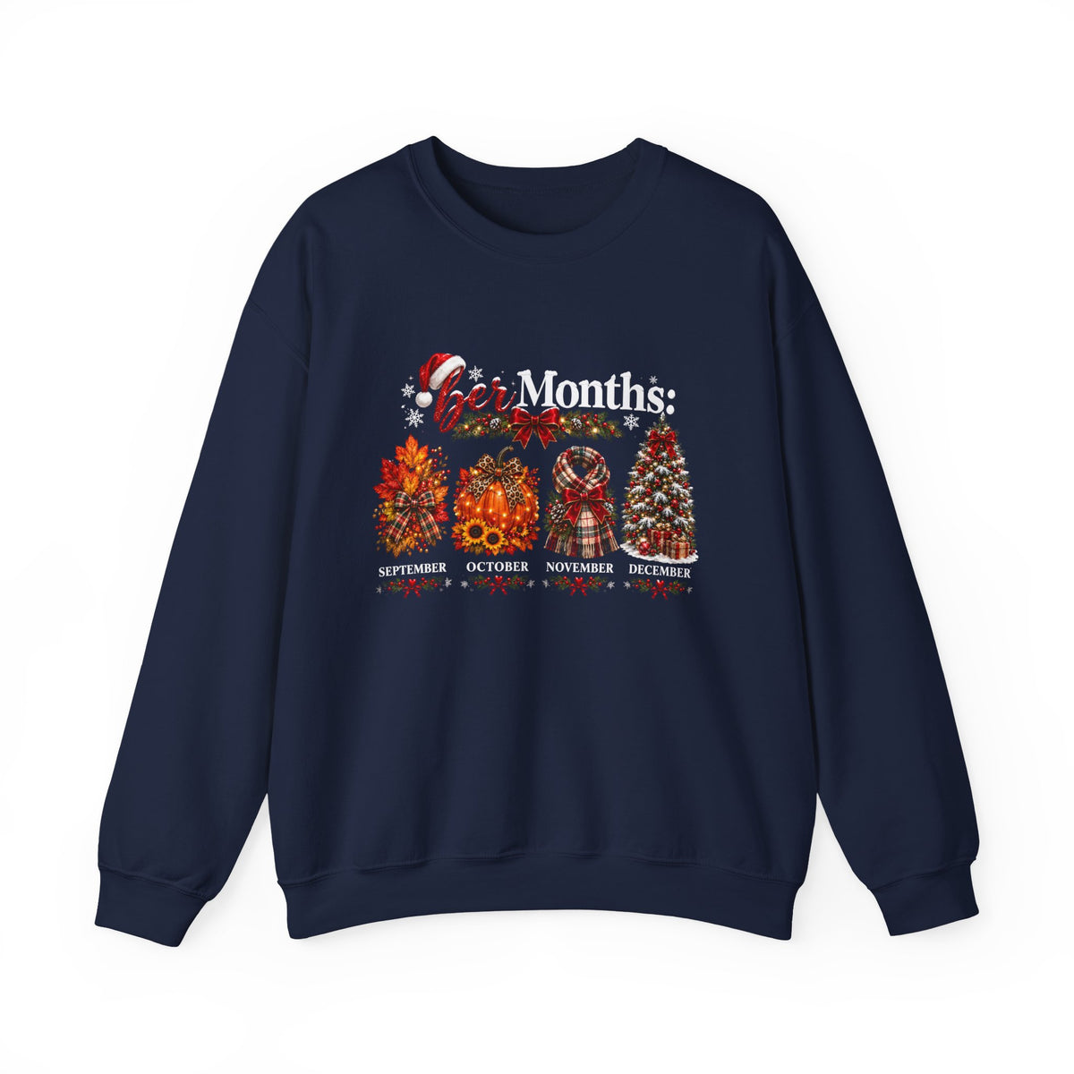 Fall to Winter 'ber Months' Sweatshirt – September October November December Crewneck