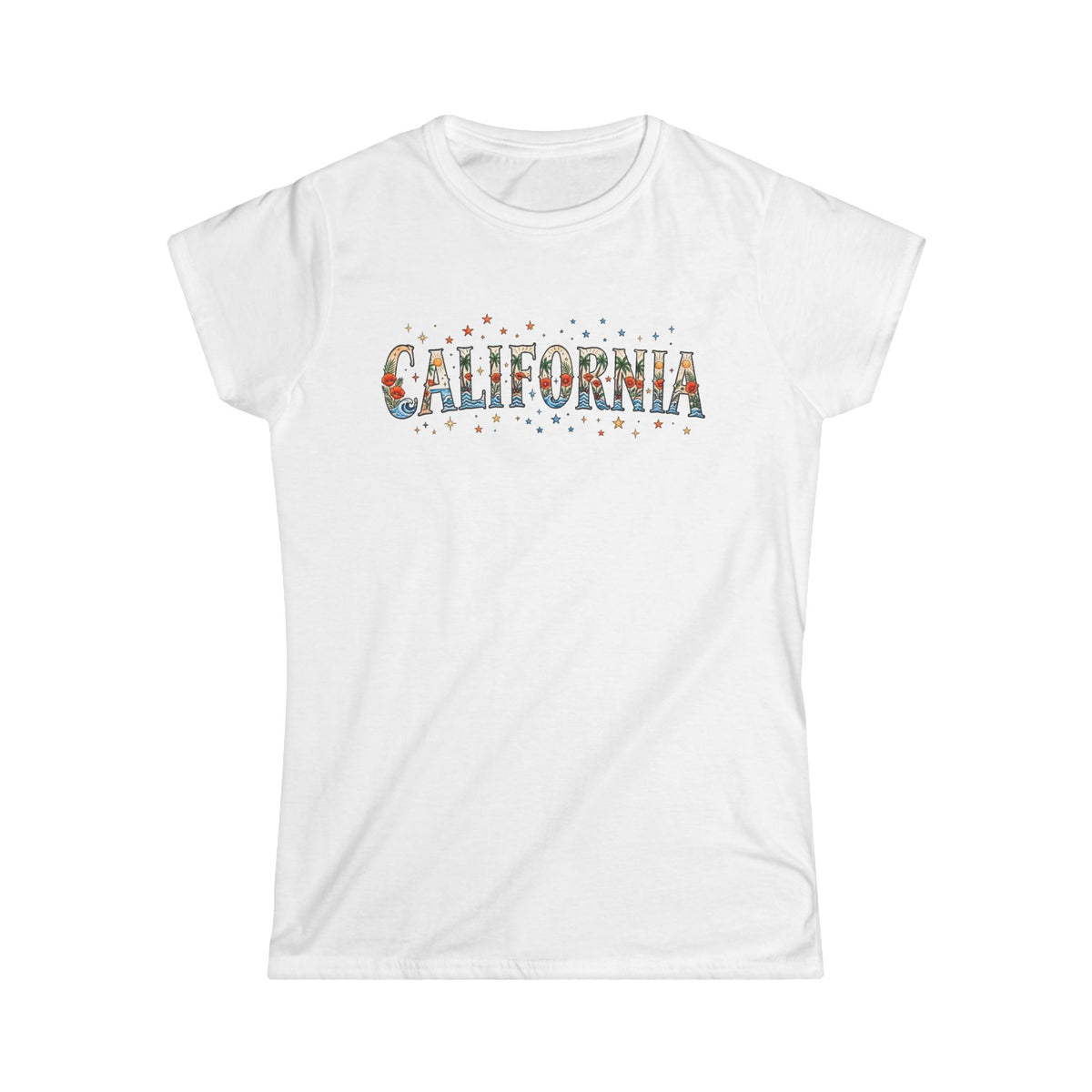 California Women's Softstyle Tee