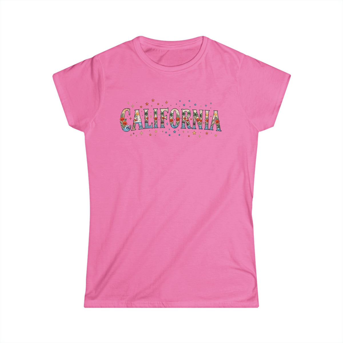California Women's Softstyle Tee