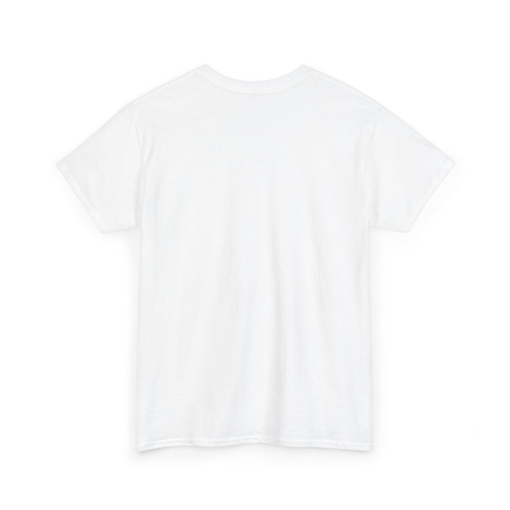 Christmas Script Repeat Tee — Festive Holiday Graphic T-Shirt with Holly & Bow
