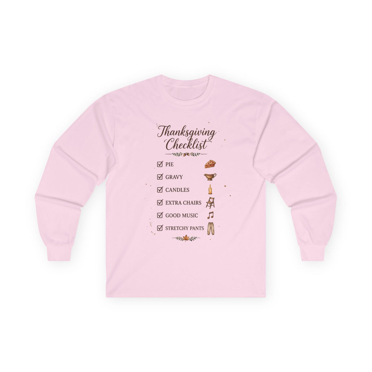 Unisex Thanksgiving checklist Tee