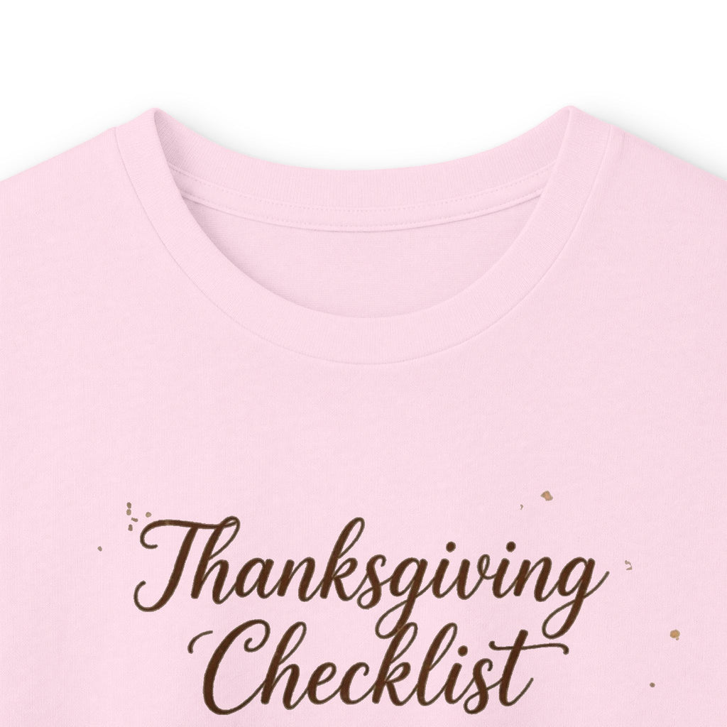 Unisex Thanksgiving checklist Tee