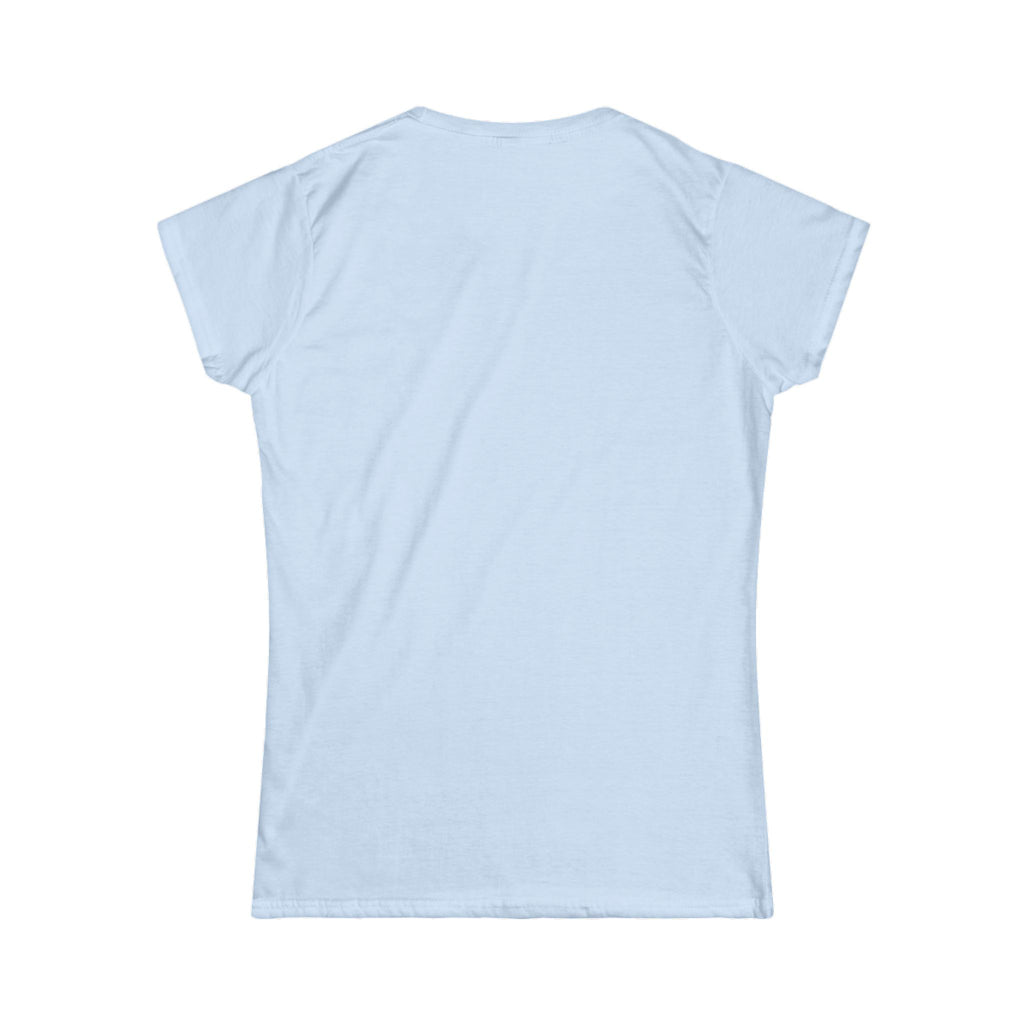 Women's Floral California Tee — Softstyle Short Sleeve Cotton Shirt
