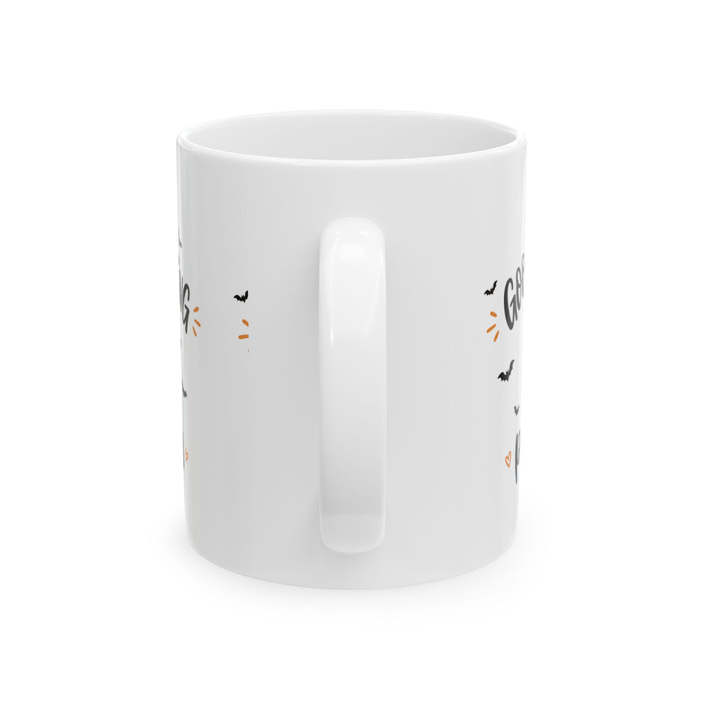 Good Morning Pumpkin Ceramic Mug — Halloween Pumpkin Coffee Cup 11oz